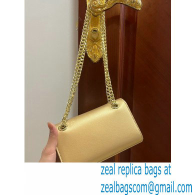 Dolce  &  Gabbana Calfskin 3.5 Chain phone bag Gold